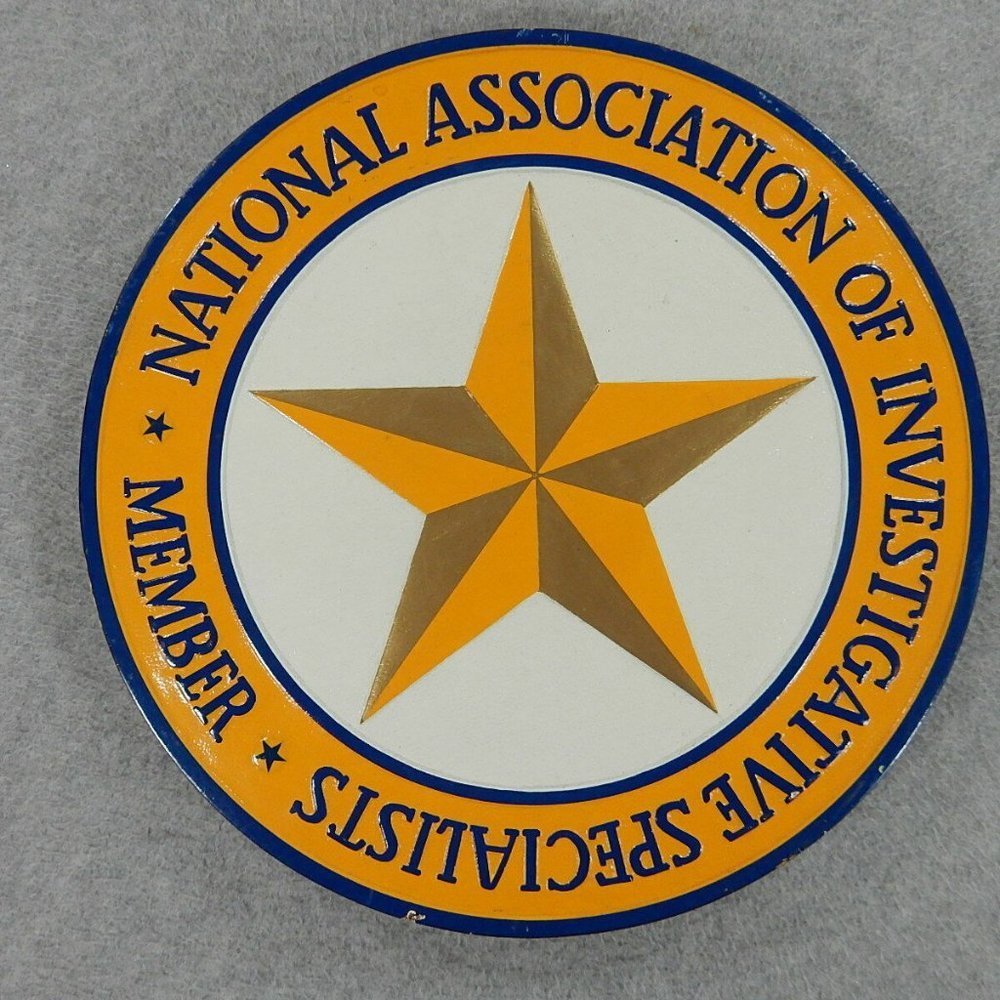 National Association Of Investigative‎ Plaque 14"